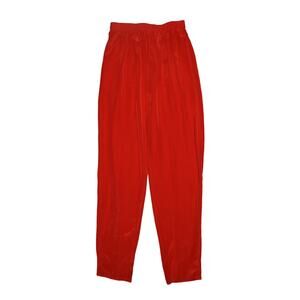 Diane Von Furstenberg Red Ankle Pants